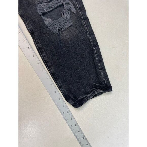 Frame Le Garçon Crop Boyfriend Denim Jeans Women Size 26 Black - Picture 10 of 10